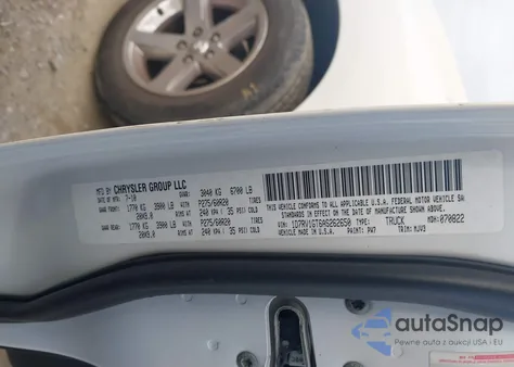 2010 Dodge Ram 1500 Slt/Sport/Trx из США, поврежденный, VIN 1D7RV1GT6AS262650